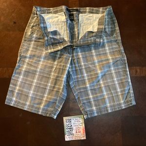 CK Jeans Plaid Shorts (XL)